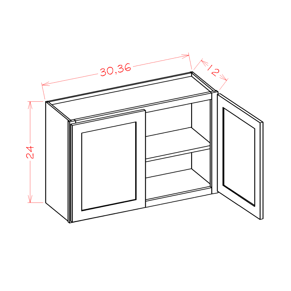 OS-W3024 cabinet diagram