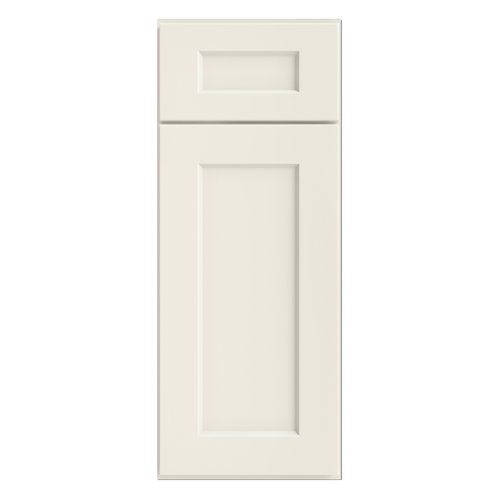 SHAKER ANTIQUE WHITE B12 DISPLAY FRONT - 12"W X 30"H X 1-1/2"D – SA-B12-DisplayFront cabinet diagram
