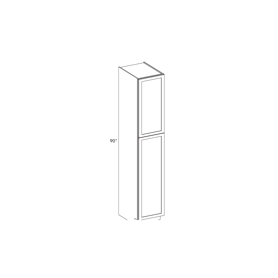 Shaker Sky PC189024 cabinet layout diagram