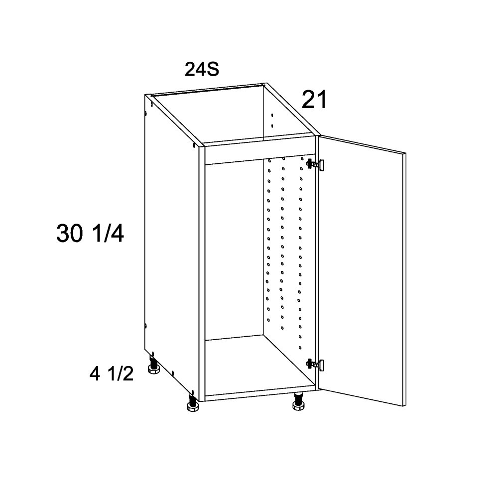Cabinet diagram — Vanity Cabinet - VSB24SFH