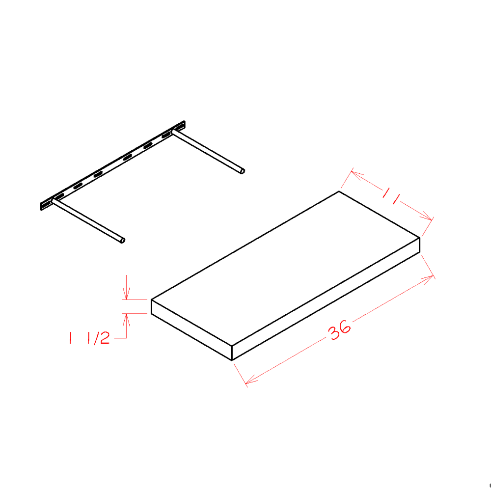 Saddle-FS36 dimension diagram