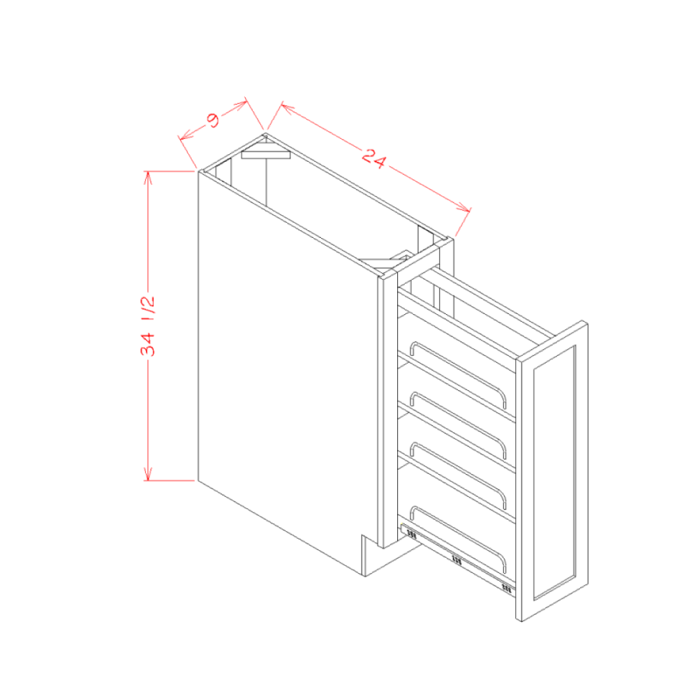 HR-BT9PO cabinet specification diagram