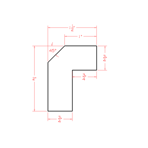 Supplier dimension diagram for Grey-ALRM:Cut84