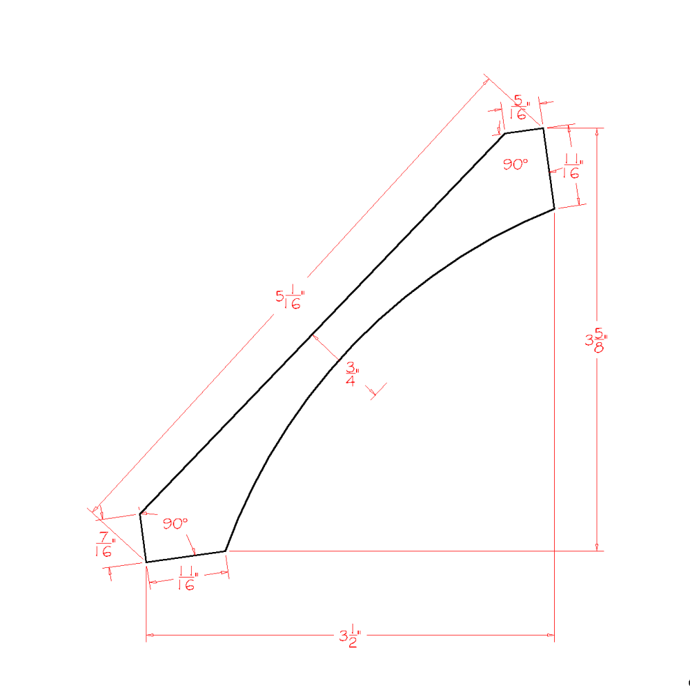 Cove Moulding CUT84 cabinet diagram, Shaker Dove Dove-COV:Cut84