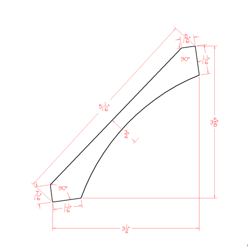 Supplier dimension diagram for Grey-COV:Cut84