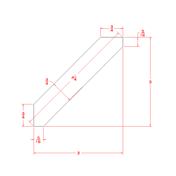 Supplier dimension diagram for Grey-LACM8