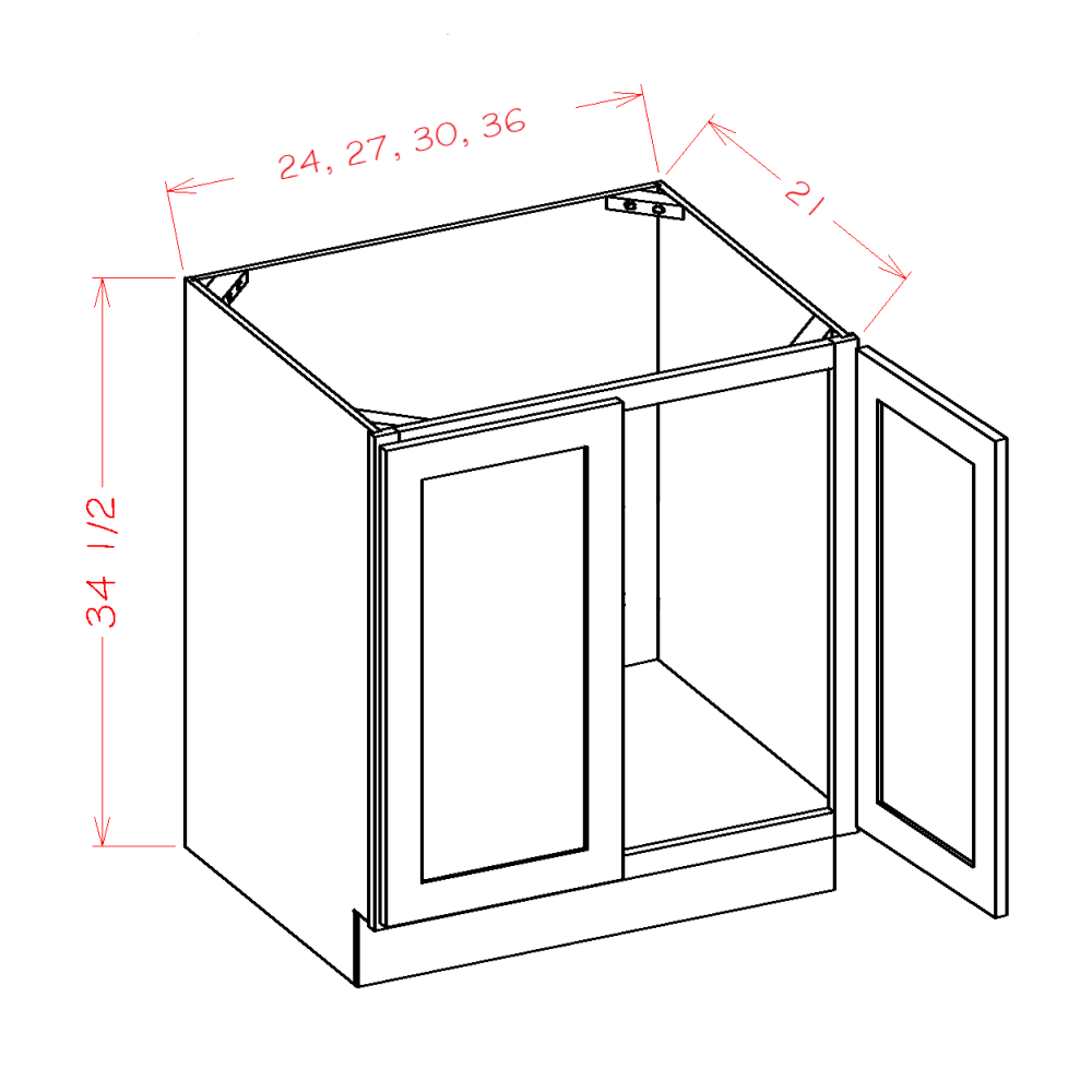 HR-VS33FH cabinet specification diagram
