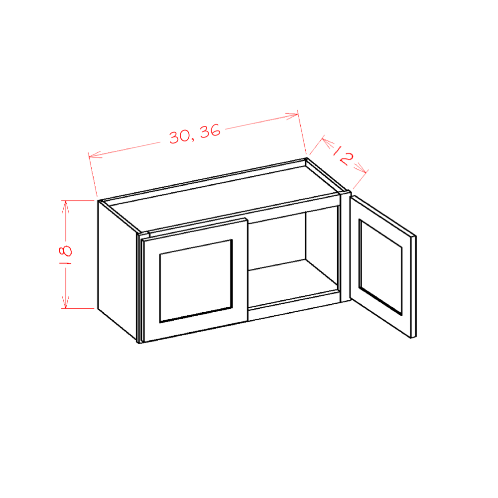 HR-W3018 cabinet specification diagram