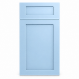 Illustrative Shaker Sky door finish reference; confirm actual finish